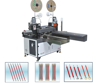 RQ-009全自動(dòng)排線端子機(jī)，4并線高效率產(chǎn)出